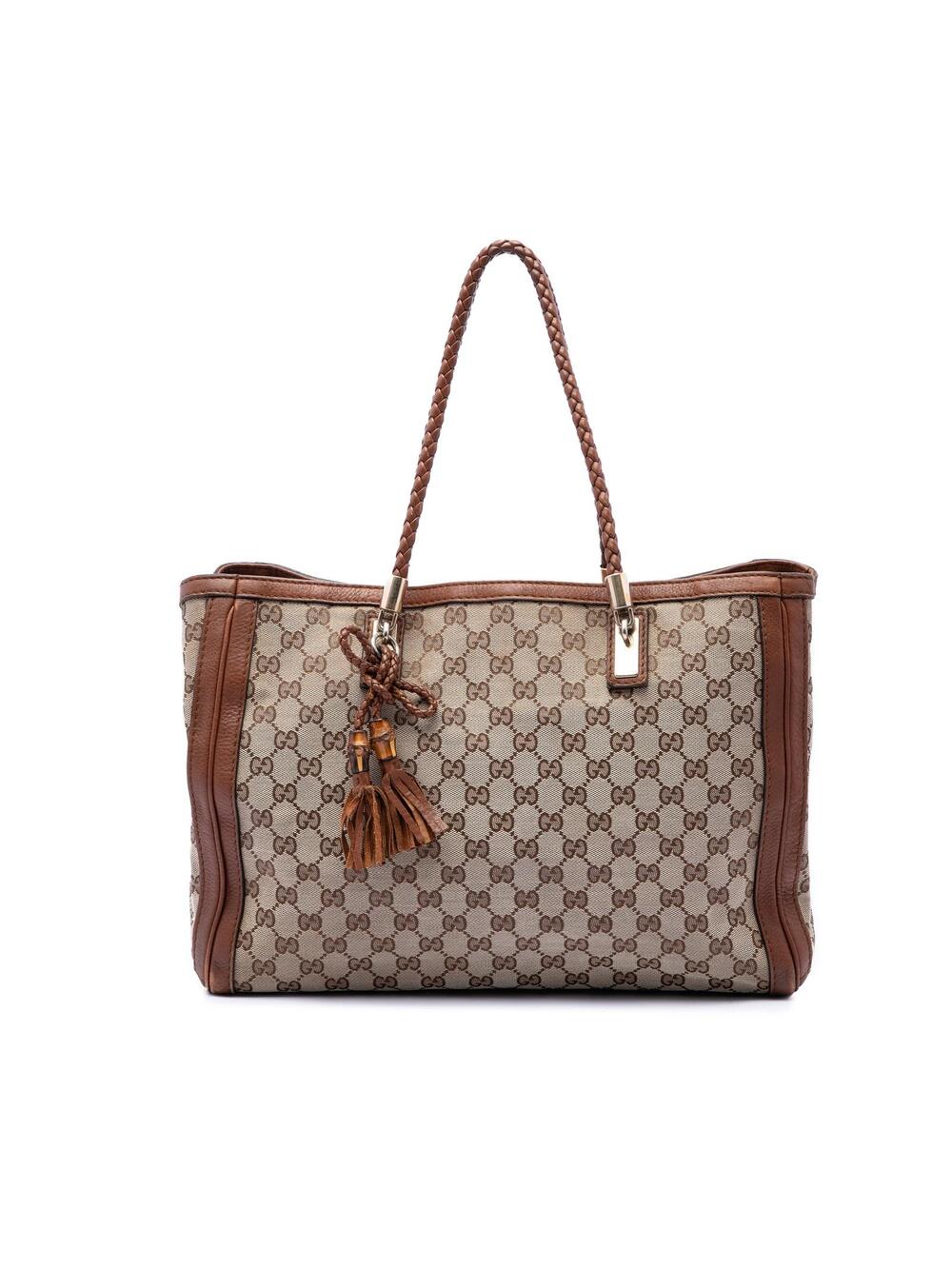 Gucci Gg Canvas Bella Tote Pre-Loved #369823G55B